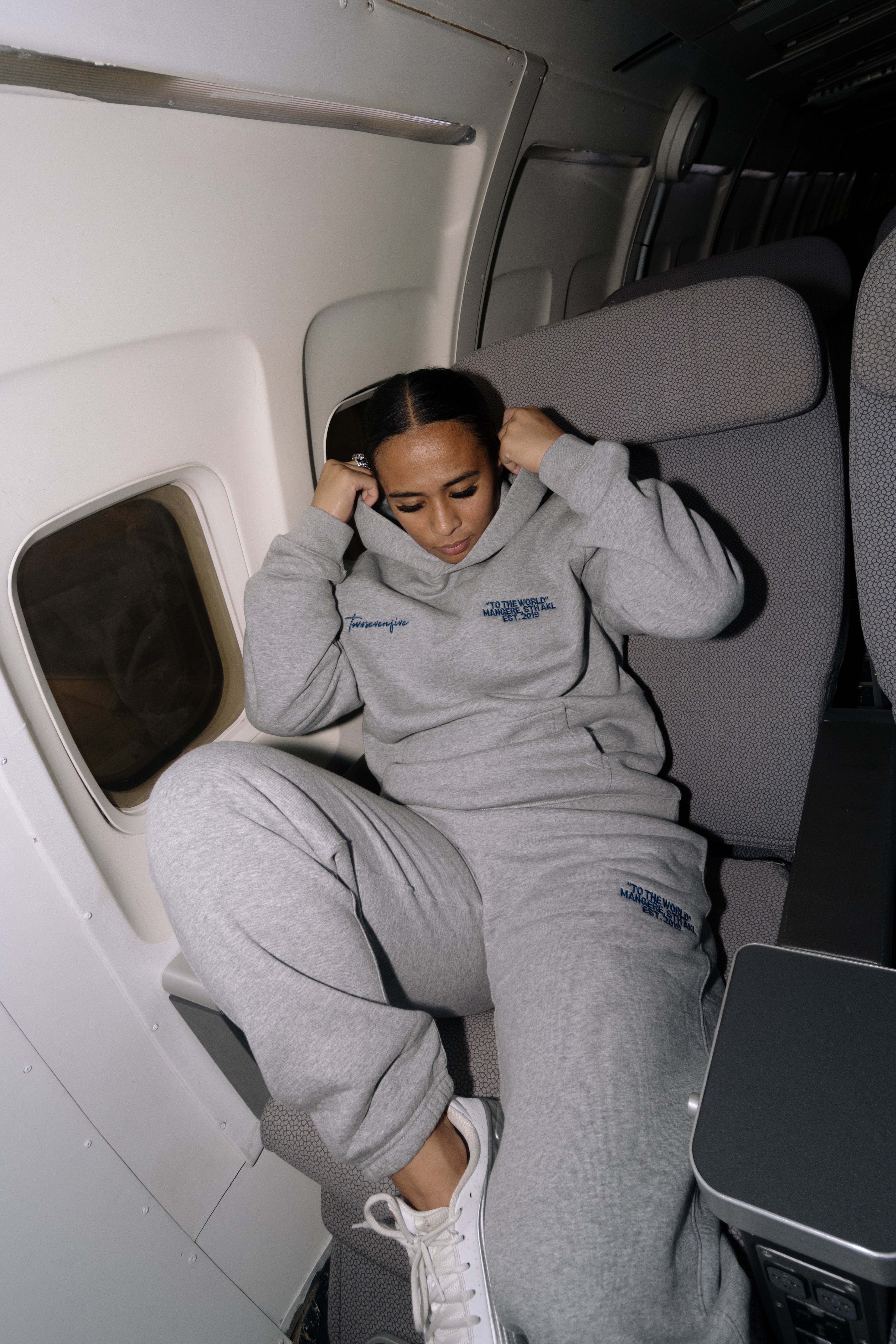 Grey “Rep Your Hood” Tracksuits