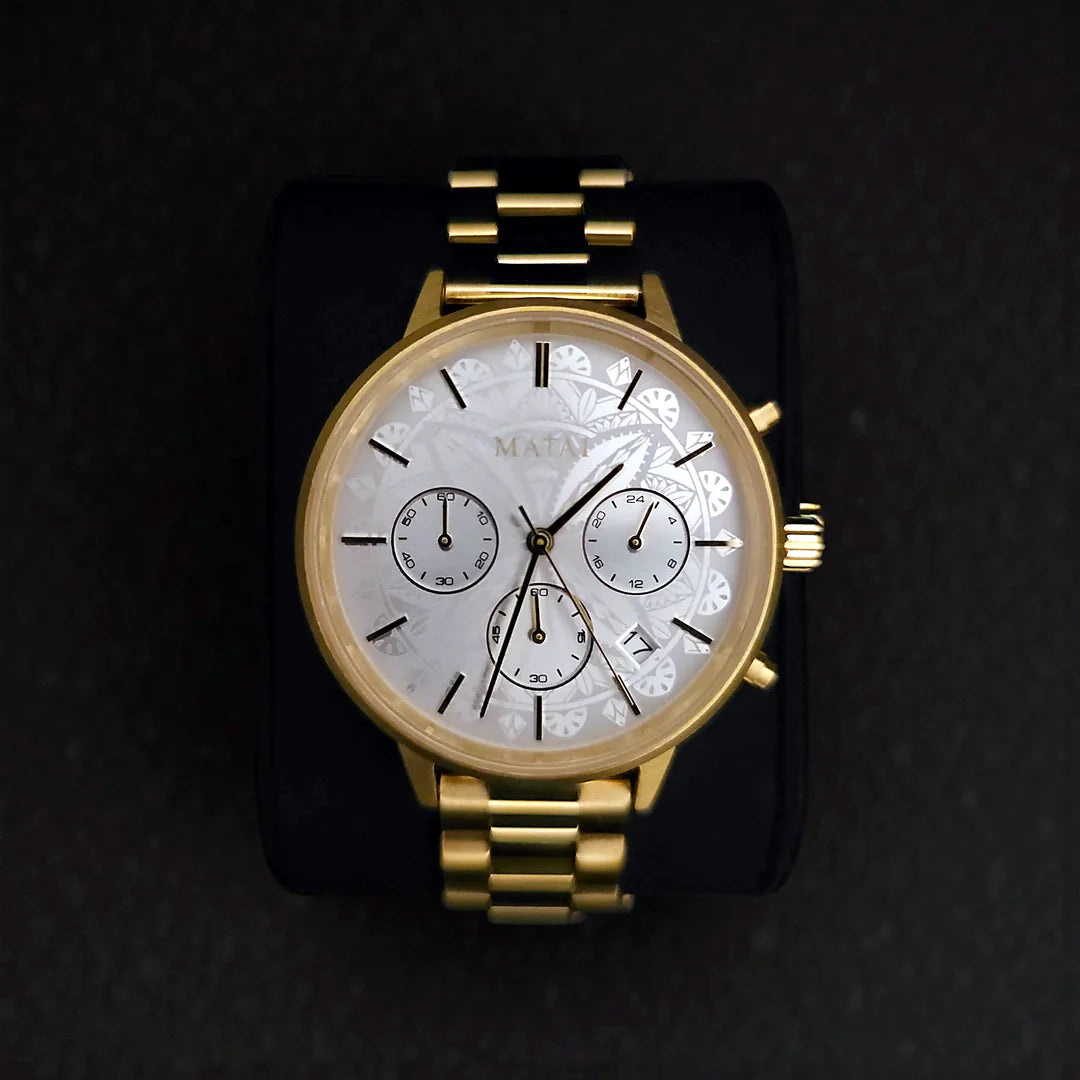 MANEA COLLECTION 1:3 | WOMEN WATCH | GOLD WHITE