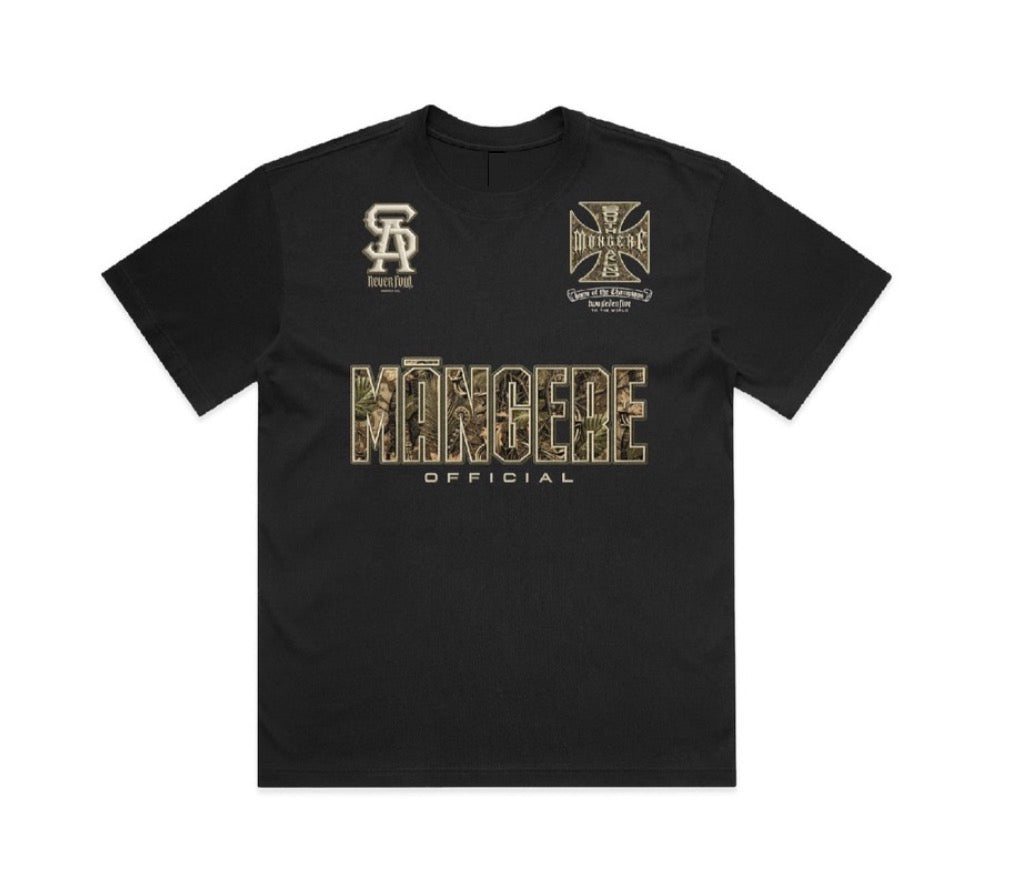 NEW!! Custom Island Real Tree Camo BOX T-Shirt | Black