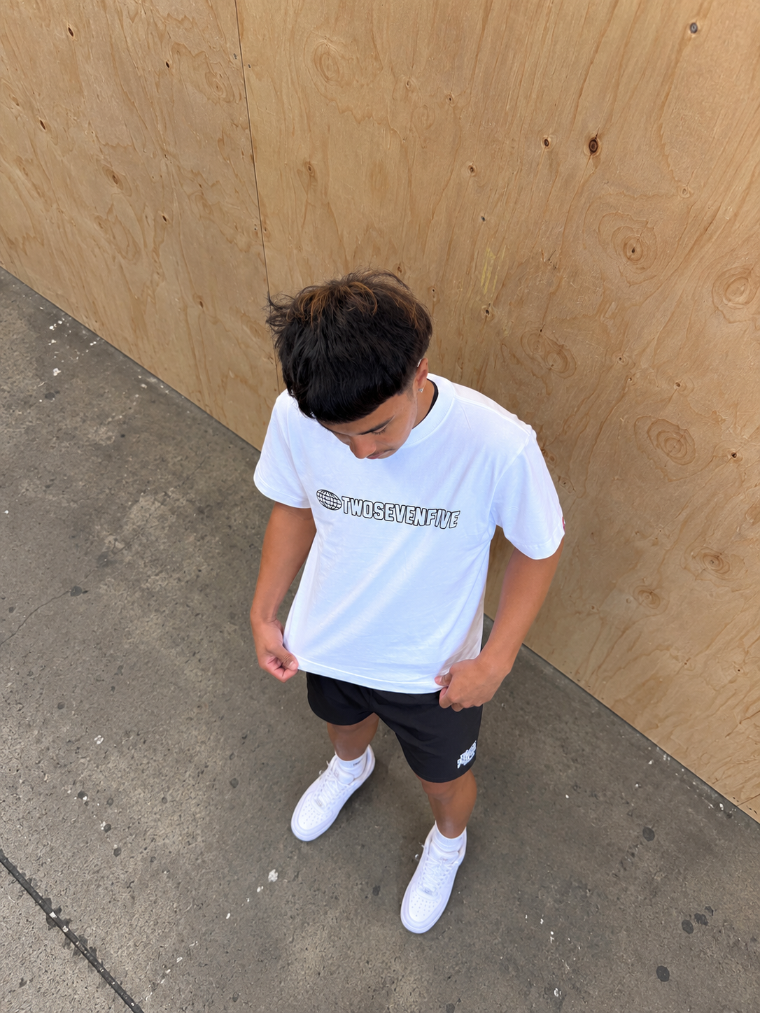 Twosevenfive. Worldwide Box Tee - White