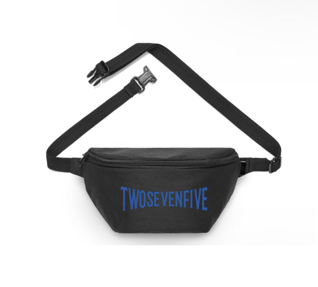 Black/Blue Arch Logo Bum Bag