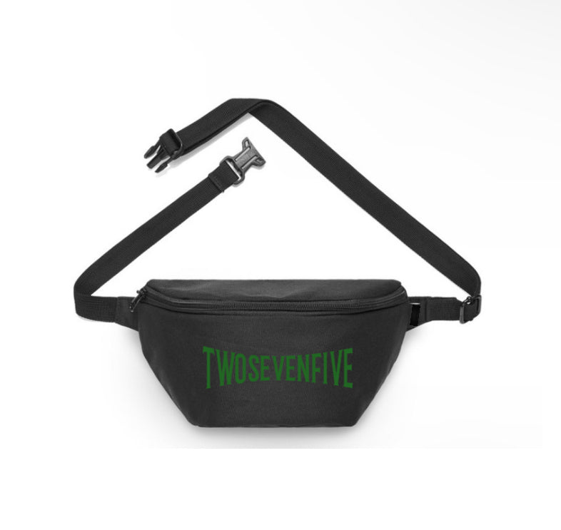 Black/Pine Green Arch Logo Bum Bag