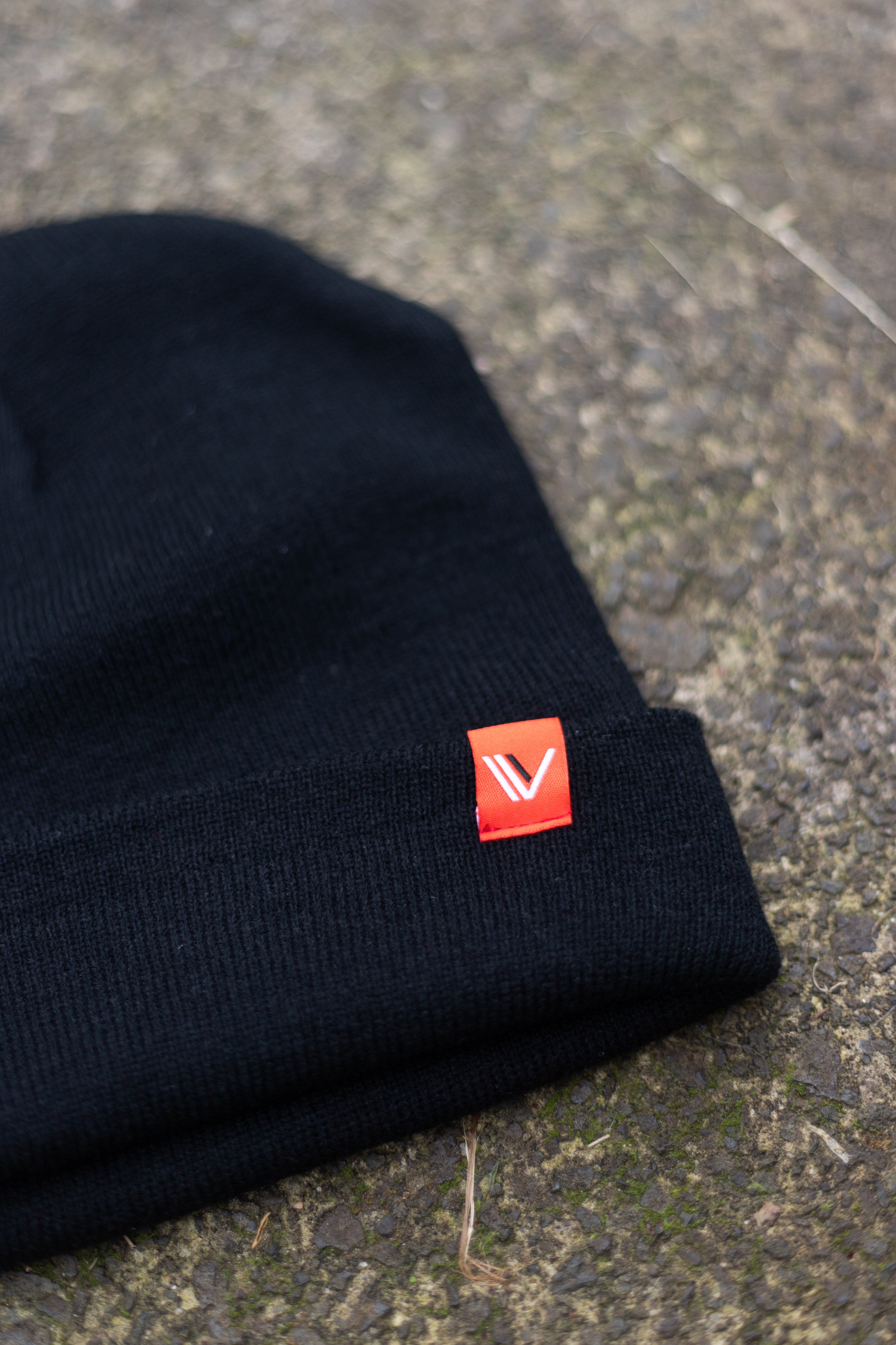 Black Twosevenfive 2.0 Cuff Beanie