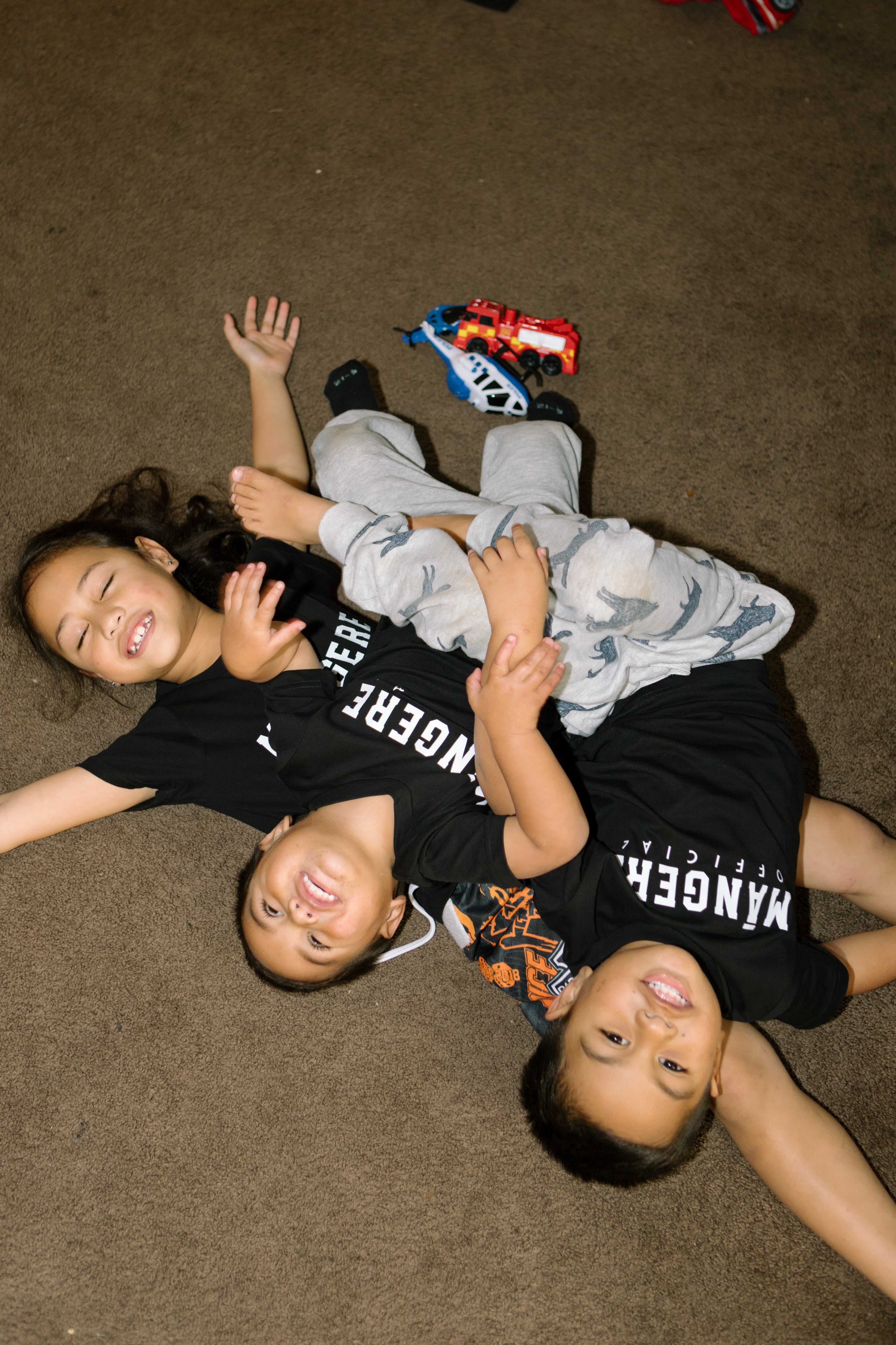 Kids Black Māngere Official T-Shirt