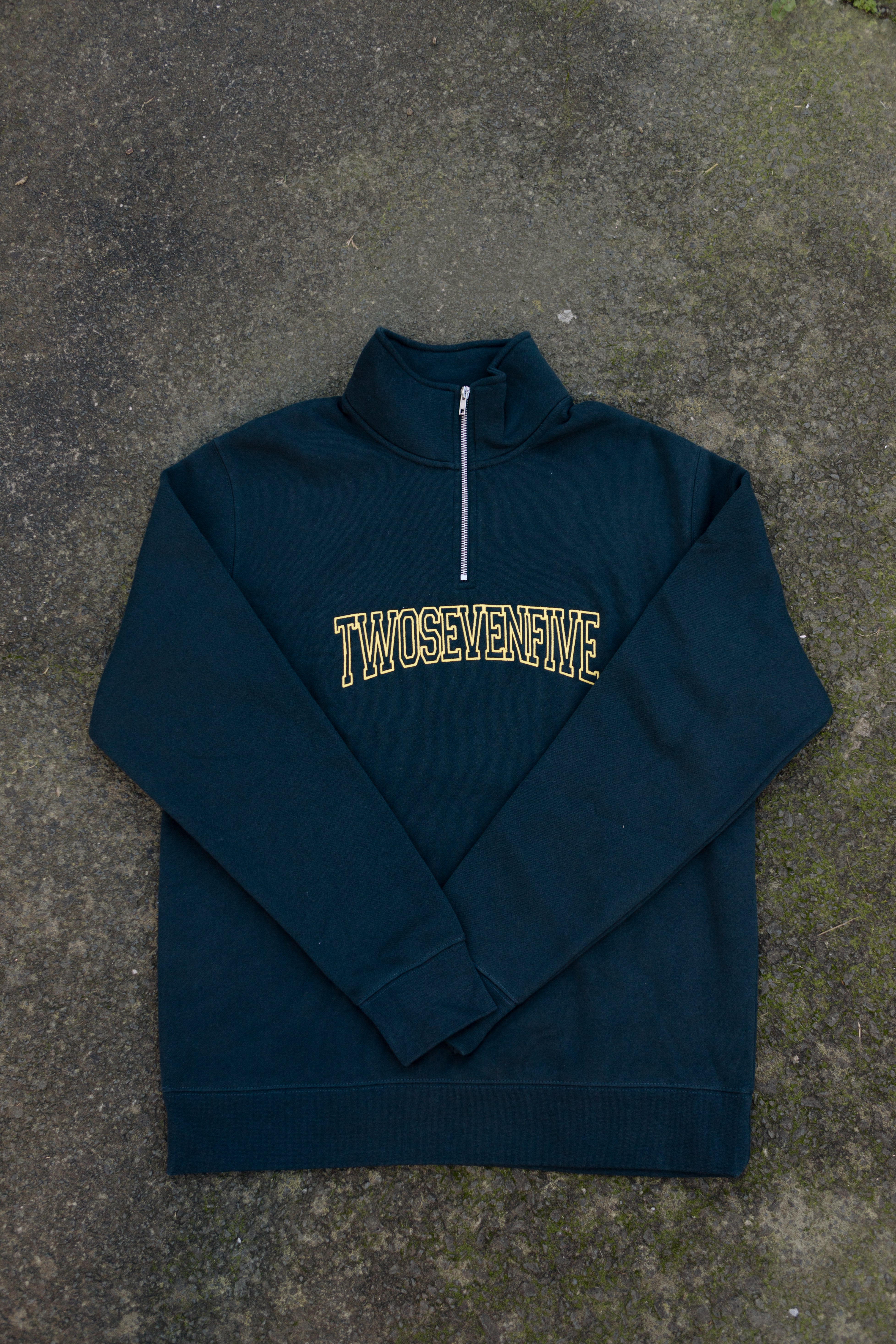 NEW!! Navy/Yellow Quater Zip
