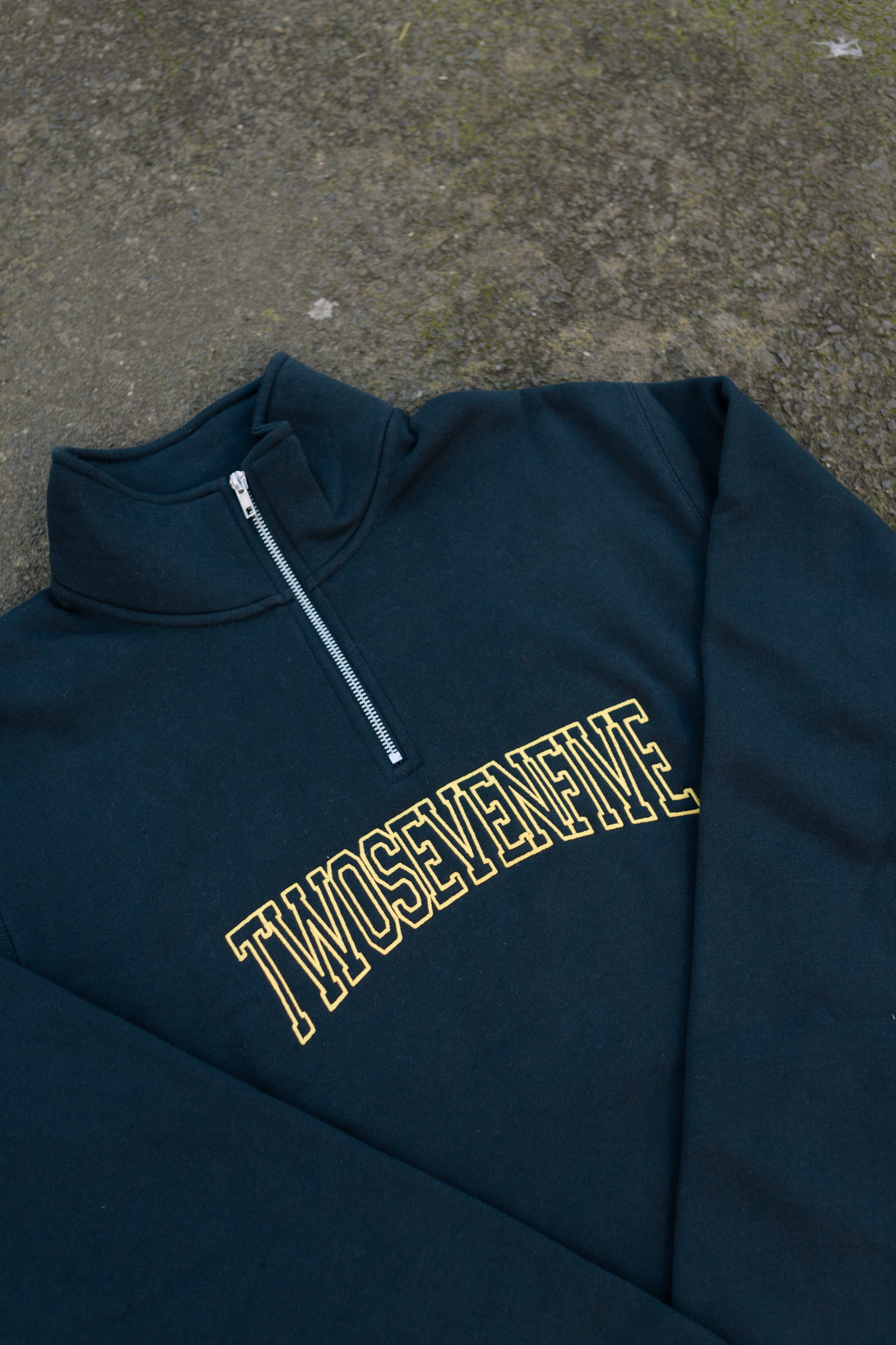 NEW!! Navy/Yellow Quater Zip