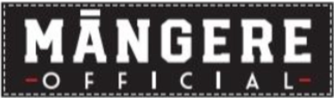 Black Māngere Official Sticker
