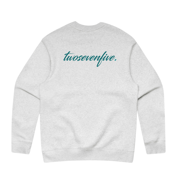 Kathy Wharton Crew Neck (White Marle)