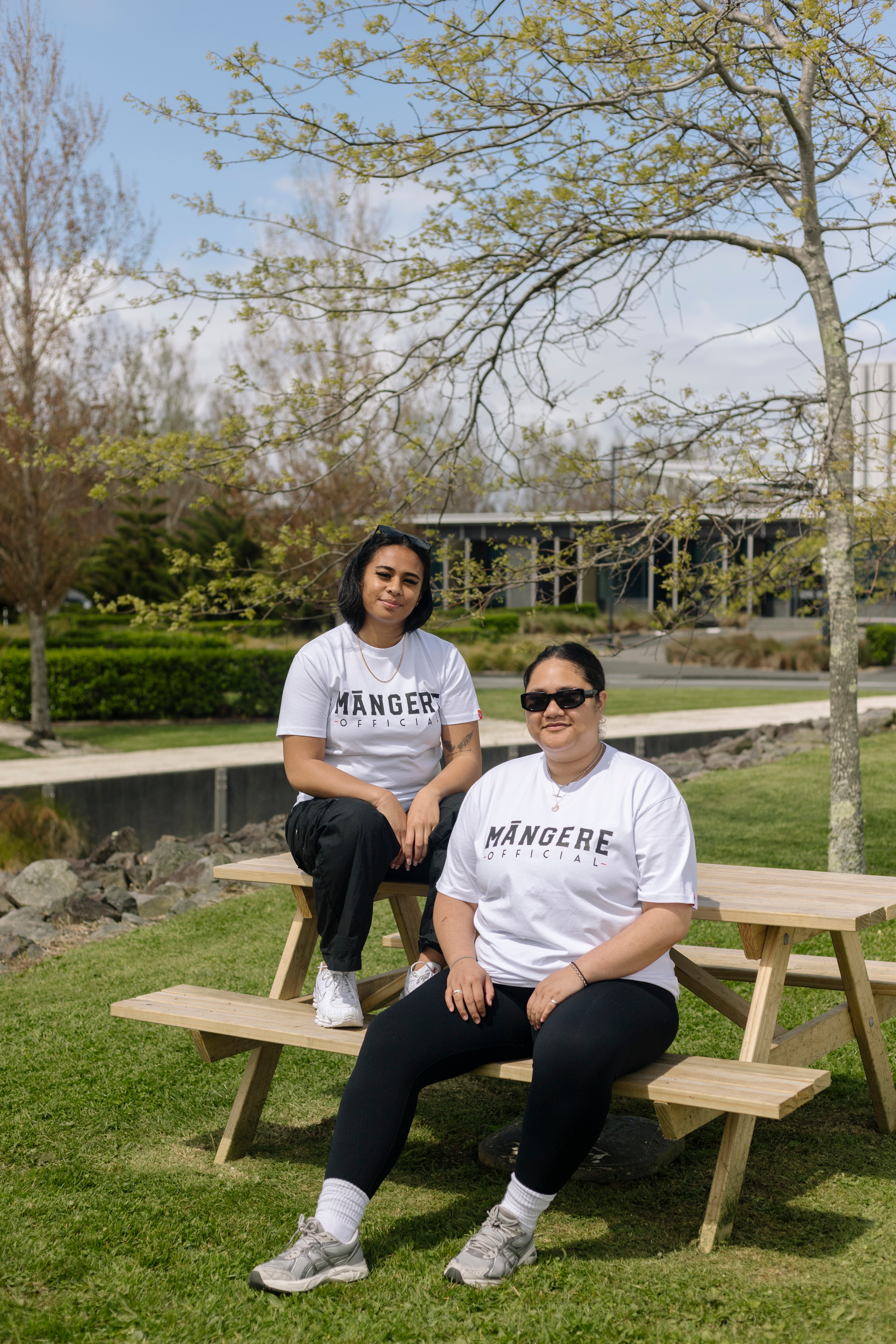 White Māngere Official T-Shirt