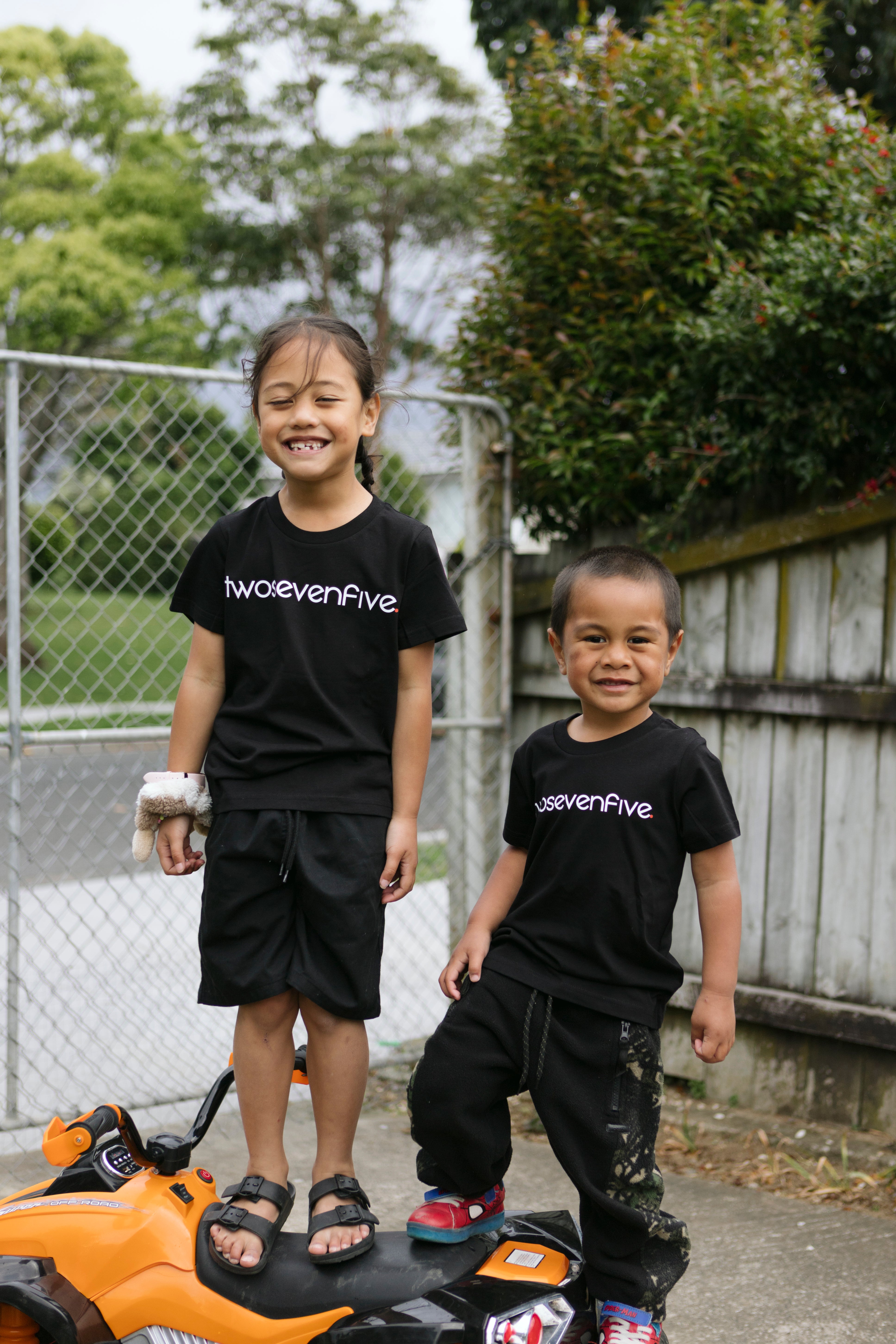 Kids Black O.G Logo T-Shirt