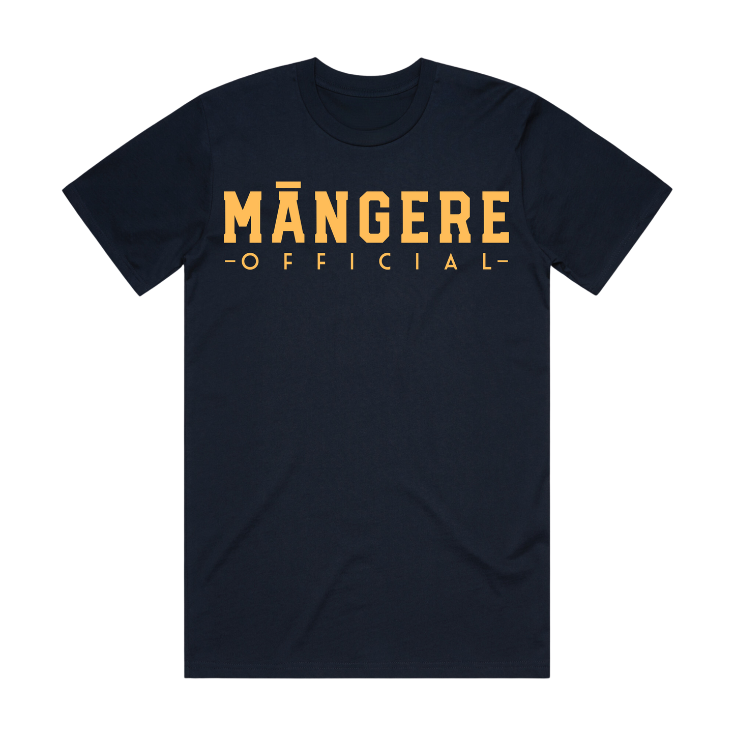 Navy/Yellow Māngere Official T-Shirt
