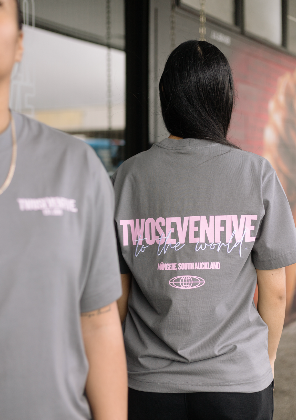 NEW!! Shadow/Pink Box Tee