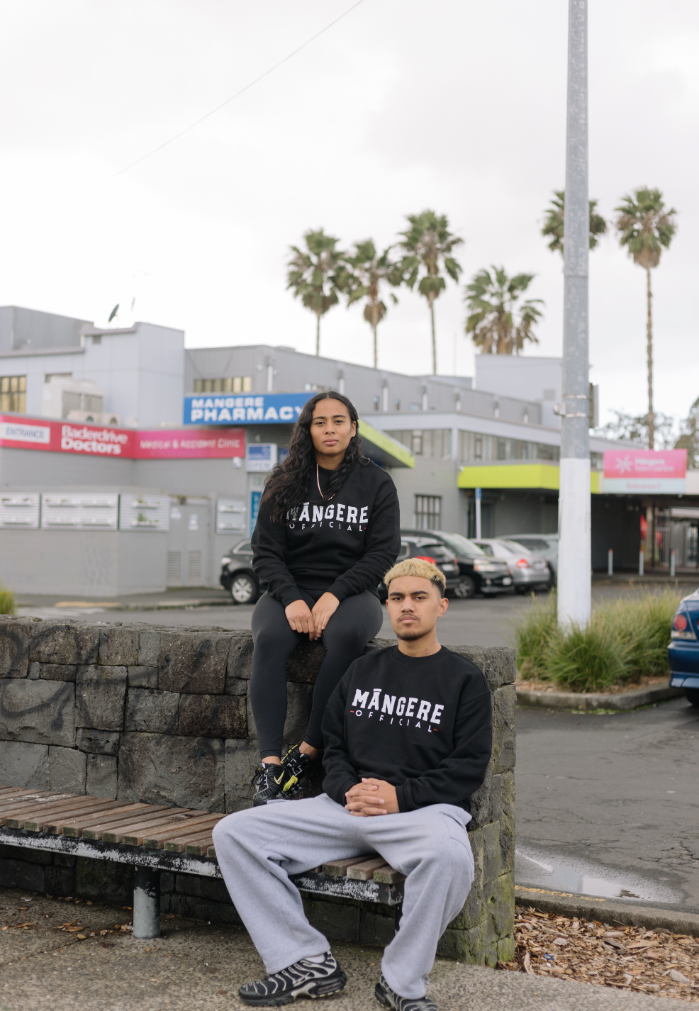 Black Māngere Official Crewneck