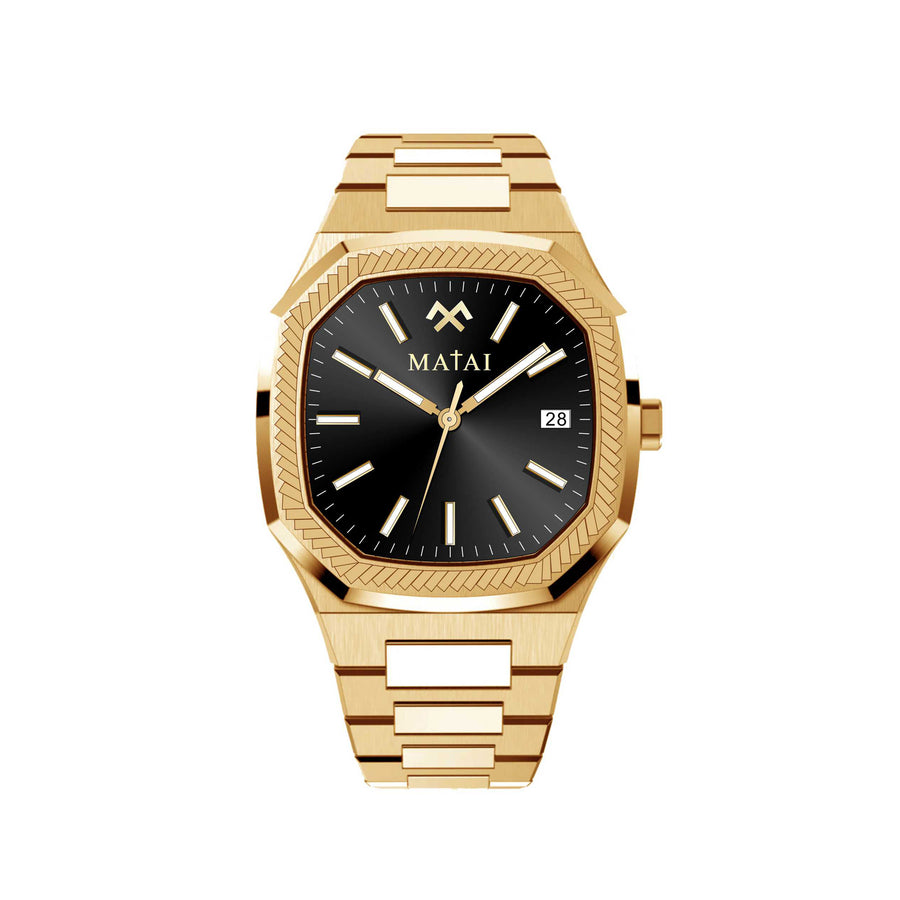 MATAI - IM2 Collection | 316L | Sapphire | Gold | Black