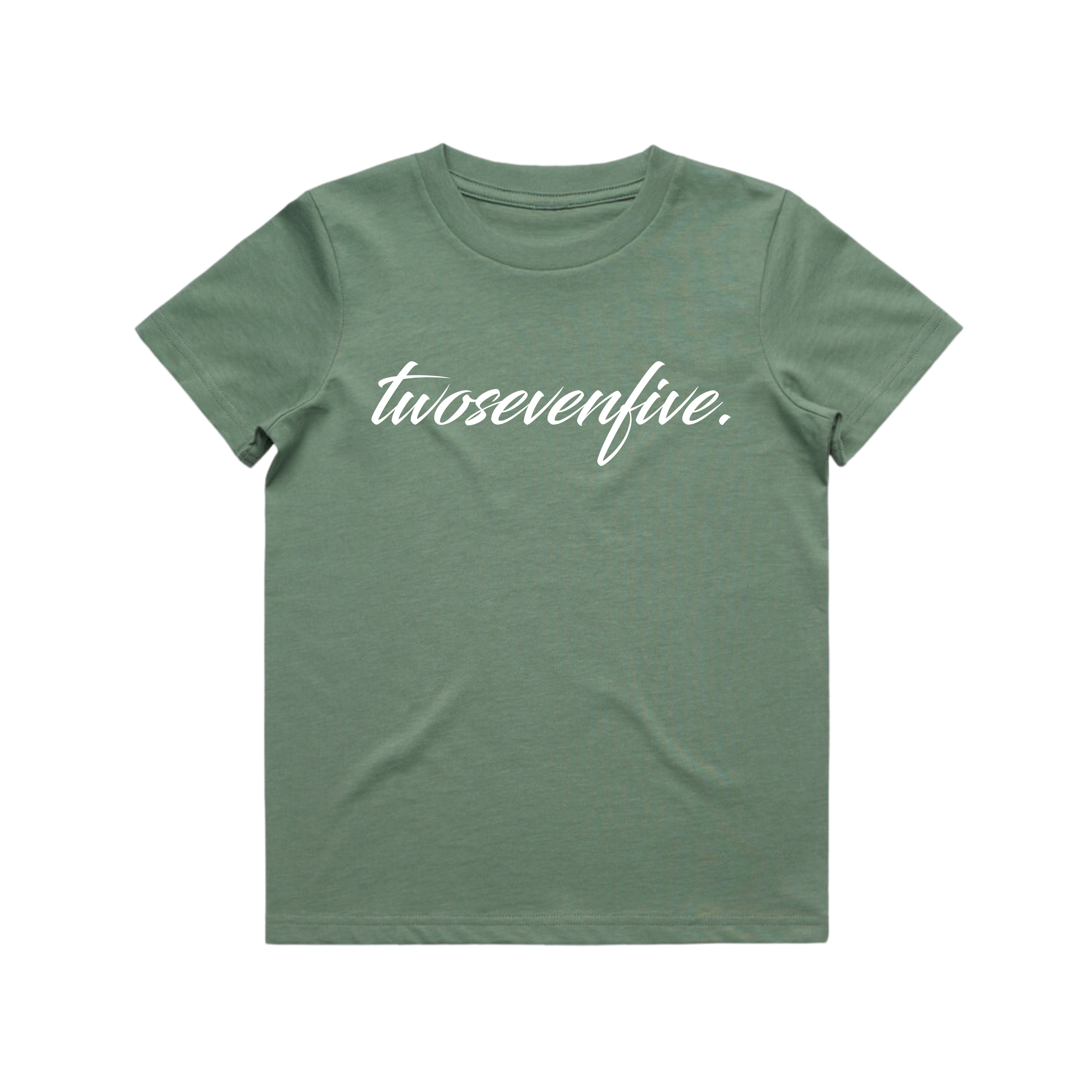 Kids Sage Script Logo T-Shirt