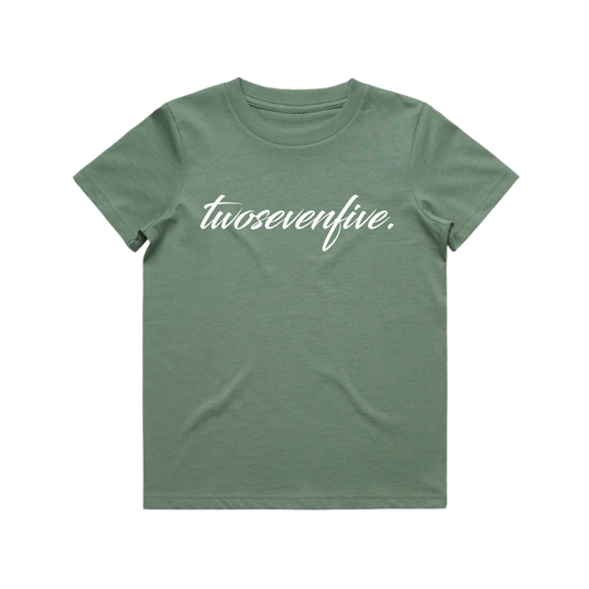 NEW!! Kids Sage Script Logo T-Shirt