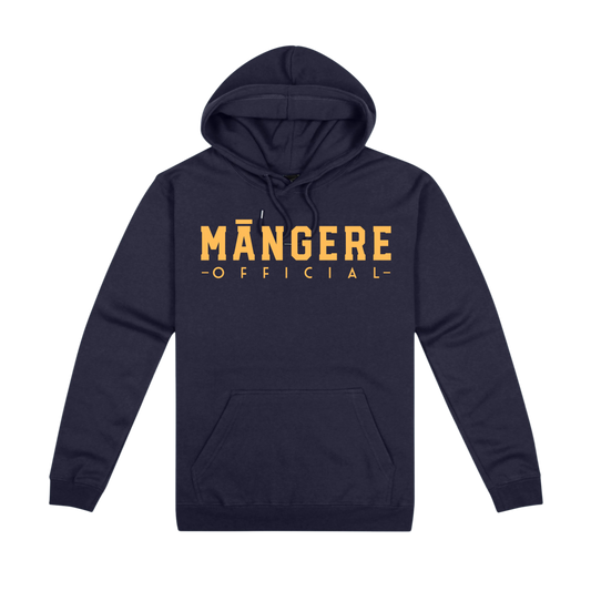 NEW!! Heavy Hitterz - Navy/Yellow Mangere Official Logo Hoodie