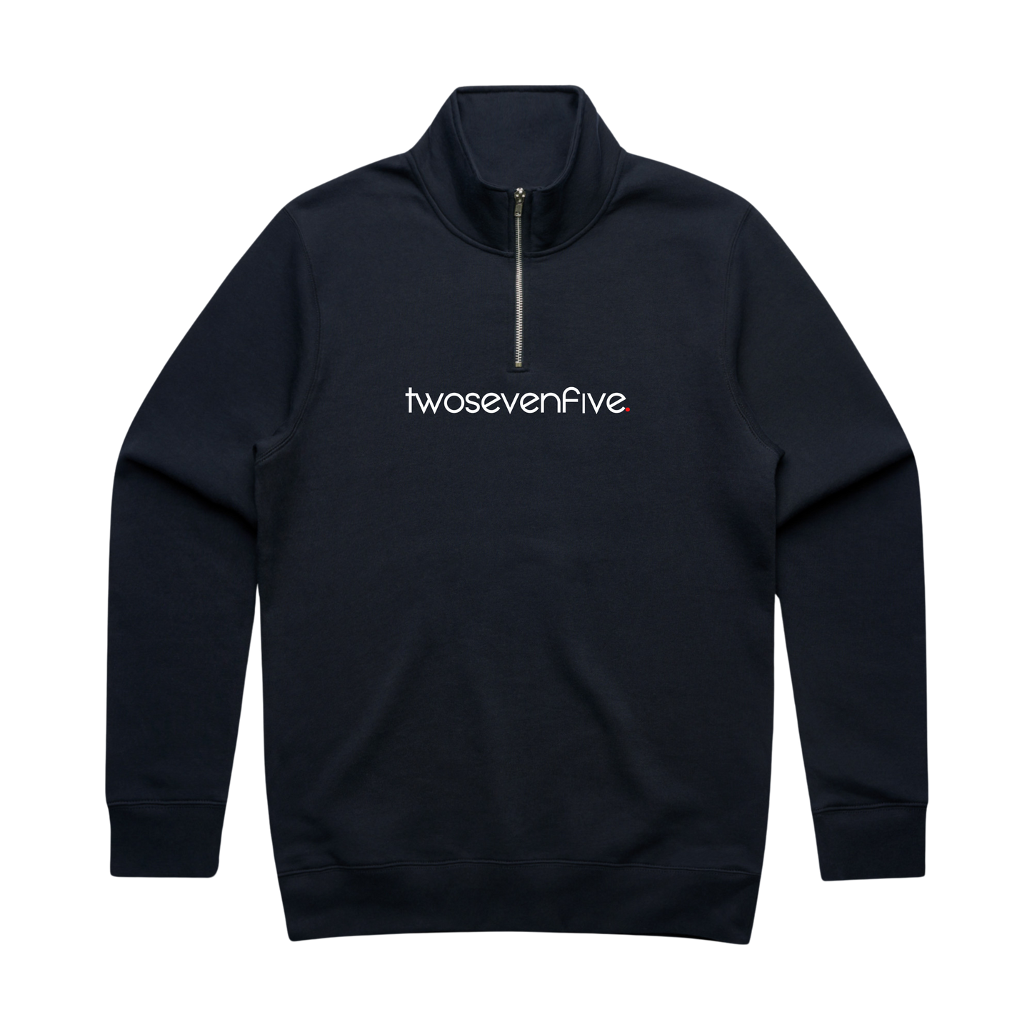 NEW!! Navy Embroided Chest Logo Half Zip