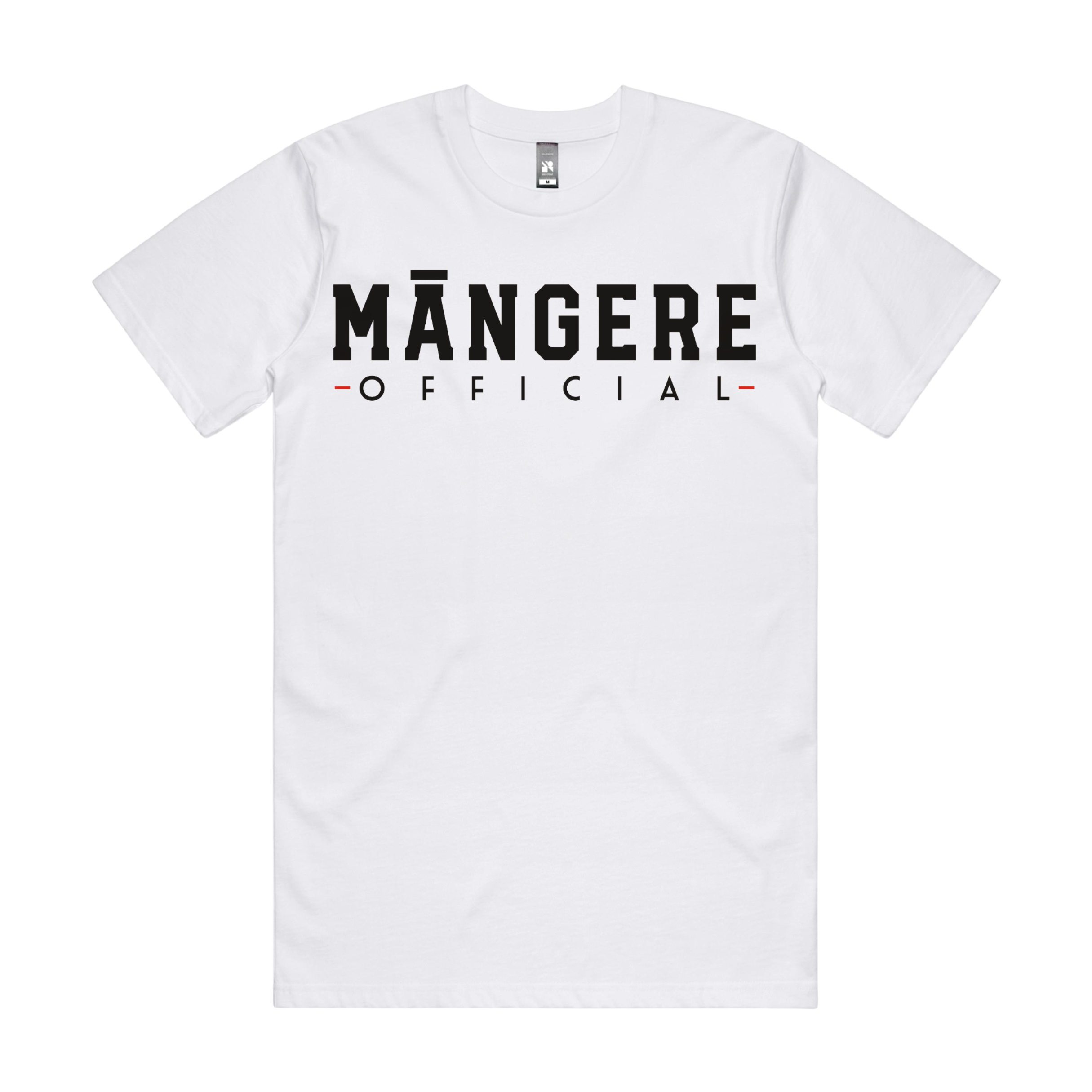 White Māngere Official T-Shirt