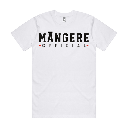 White Māngere Official T-Shirt